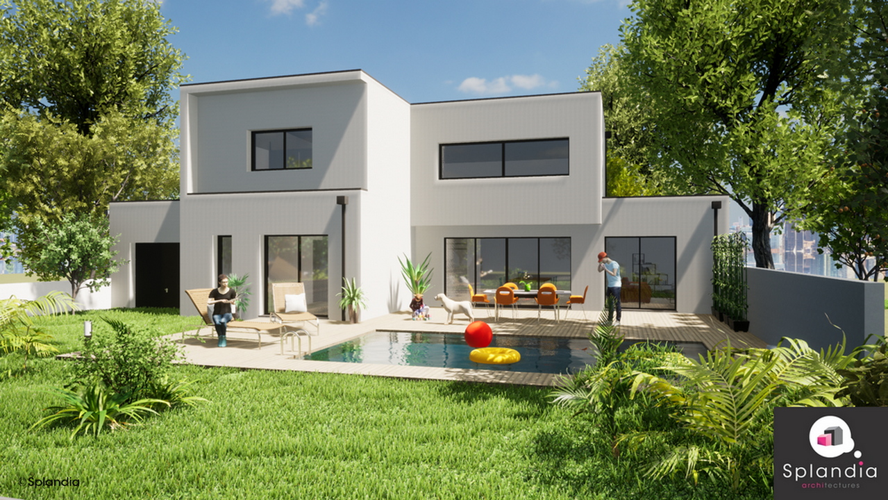 Chantier en cours de construction